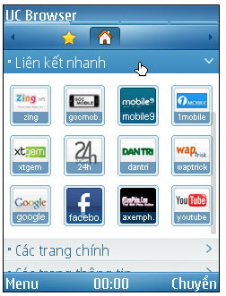 UC Browser - Trình Duyệt Siêu Tiết Kiệm Cho Điện Thoại